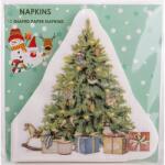 Yala Design Karácsonyfás karácsonyi forma szalvéta - 12 darabos (Q343399)