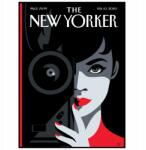  Poszter New Yorker Fotós Fényképezőgép Nő Kép A3 (Plakat NEW YORKER Fotograf Zdjęcia Aparat)