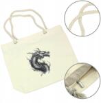 RGFK Sárkányok Ura Vászon Táska Rpg Bevásárlás Öko Shopper Cipzáras