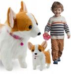 Skleplolki Interaktív Kutya Kiskutya Pórázon Sétál, Ugat Ajándék Játék Corgi (INTERAKTYWNY PIESEK NA SMYCZY CHODZI)