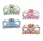  Hajcsatok állkapcsok színes virágokkal 4 db (0311-506)