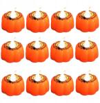 7&7 Led lámpa Sütőtök halloween mécses betét tealight dekoráció
