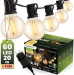 Lumileds Kerti girland Kültéri Lámpa Lánc 20m 60x Led 2 Izzó Ajándék (5904422794767 lampki świąteczne sznur)