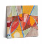 Wallfluent Fotó Vászonkép Canvas Művészeti Kabinet Narancssárga ólomüveg (010030010270000074612)