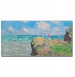 Coloray Vászonkép Séta a sziklán Monet 100x50 cm (och-100x50-mal02-547252)