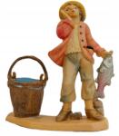 Włoska Betlehem figura 'Hal eladó' 10cm magas figurákhoz (11144-50)