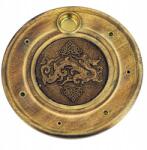 Yogi & Yogini Indiai szilfa füstölőtartó állvány Sárkány 10 cm (57)