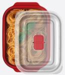 Dunya Plastic Mikrózható ételtároló doboz - 0, 5L, gőzkieresztő tetővel