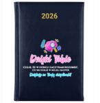 FunnyCase Naptár 2026 Megértem, MI Történik A Fejemben Pszichológusnak Minták (Granat ROZUMIEM CO DZIEJE SIĘ W MOJEJ GŁOWIE)