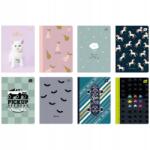 Interdruk 25. Inter Nyomtatás Iskolai füzet A5 16k Keskeny Vonalas mix borító (A5-16 3=KOL. METALLIC)