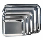  Tálca szögletes rozsdamentes acél krómozott 30 x 24 cm (1605SIS002) - papir-bolt