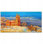 Coloray Fali vászonkép Székesegyház falu 100x50 (010030010010000017037)