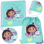 DreamWorks Gabi Macskaház Cipőzsák, tornazsák, türkiz 39x33 cm (534397)