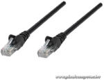 Manhattan Kábel - U/UTP Patch (RJ45 to RJ45, Cat6, 0.25m, Fekete) (739917)
