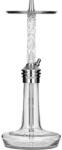 Moze Narghilea Moze Varity Lounge Silver Hookah - Clear Wavy Frosted
