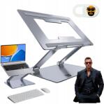  Laptop állvány Térd íróasztal Állítható Alumínium +Ajándék (Stolik Aluminiowy pod Laptopa Regulowany)