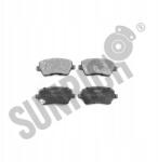 Sunrich Fékbetétek Sunrich Első Nissan/opel/suzuki Kesztyű+kenőanyag Ingyen