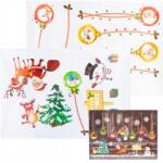 Martom Nagy Ablak Matrica Dekoráció Üveg Ablak Karácsonyi Dekoráció Karácsony (TG69421)