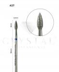 Crystal Professional Gyémántmaró Láng 2, 4 mm Crystal Professional #27 (FZ-27)
