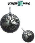  Pandantiv Shungit Rusia cu Arborele Vietii - Protectie EMF 30x30x3-4 mm - 1 Buc - concepttropic - 70,00 RON