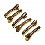  Hajcsat pelikán közepes, barna 6 db (0317-514 SAH)