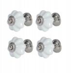 Clayre & Eef Bútorfogantyúk Clayre & Eef kerámia kék gombok 4 cm 4 db (64384M)