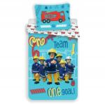 Jerry Fabrics Gyerek ágyneműhuzat Fireman Sam Team kék 70x90 cm|140x200 cm (530xxxx)