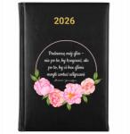 FunnyCase Könyvnaptár 2026 Felemelem A Hangom Fekete Tervező Ajándék Minták (Kalendarz Czarny PODNOSZĘ MÓJ GŁOS)