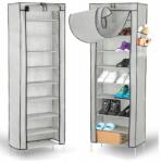 Sulpo Cipőtartó állvány Sulpo huzattal, 9 szintes, összecsukható, 168×54×25 cm (BT_8001)