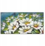 Coloray Vászonkép keretben Festett margaréták 100x50 cm (010030010010000017221)