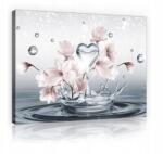 Wallarena Vászonkép Virágok A Hálószobába Konyha Nappali Modern Vászon Fal 100x70 (OBRAZ NA PŁÓTNIE DO SALONU NA ŚCIANĘ #1)