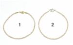  Bratara Zircon Diametru 56 mm - Margele Rotunde Fatetate - 2x2 mm - Accesorii GF- Argint 925 - concepttropic - 45,00 RON