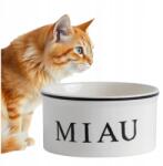  Kerámia Tál Macskáknak Miau 400 ML (Z0059)
