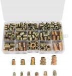  230 darabos menetes betétek fához, menetes fa betétek bútorcsavar (15773023857)