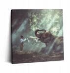 Wallfluent Fotó-Vászonkép Canvas Hobbi Otthon Loft Fiú Könyvvel 60x60 cm (010030010270000075310)