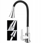 Maibang Konyhai Mosogató Csaptelep Álló Csaptelep Flexibilis Kifolyócső Króm Flex (K1961v2)