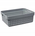 Plast Team Kosár Tároló Kosár Organizer Seoul Szürke 35, 7x26, 8x13, 1CM (PT60240809)