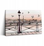 Wallfluent Vászonkép Canvas Otthon Loft Lakberendezés Szajna Napnyugta (010030010150000008242)