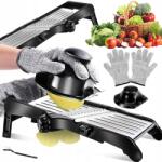  Rozsdamentes Acél Zöldségszeletelő 6 Pengés Multifunkciós Szeletelő (0asg1132d)