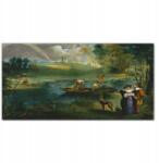 Coloray Vászonra nyomtatott fotó-festmény Erdő folyó 100x50 (010030010010000018974)