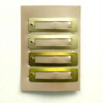  Hajcsatok/hajcsatok Zöld 4 db (0838 SA)