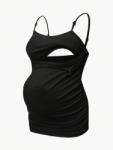 Shein FC15105 Shein Kismama Felső Fodros Vállpántokkal (30) XXL