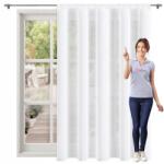 Xzhome Fátyolfüggöny Fehér Univerzális Függöny Hálószobába vagy Nappaliba 200x250T (PT-C-2x2.5)