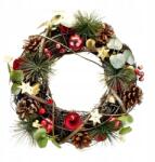 Dommio Rattan koszorú eukaliptusz ágakkal Ø30 cm (DA-8523)