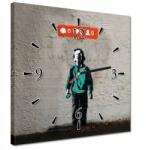 ZeSmakiem Órák 30x30 Banksy Like (H2955Z_Z1AI_30x30cm AZ)