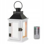  Lampion Lámpás Fa Led Gyertya Nappali Dekoráció