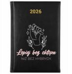 FunnyCase Naptár tervező 2026 Jobb Paraszt Nélkül, Mint Hibrid Nélkül Fekete Ajándék Wz (KalendarzLEPIEJ BEZ CHŁOPA NIŻ BEZ HYBRYDY)