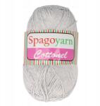 SpagoYarn "cottonel" Fonal 85% Pamut 15% Poliészter 100G Világos Szürke (I-VN0-75-314)