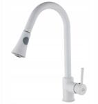 Laveo Daru Bld 669D fehér csaptelep kihúzható kifolyócsővel Raktáron Lévő Termék (BLD 669D)