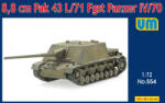 UniModels Panzer IV/70 8, 8cm Pak43L/71 Fgst 1: 72 (UM554)